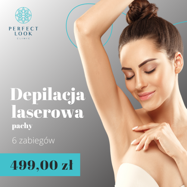 Depilacja laserowa - pachy - pakiet 6 zabiegów